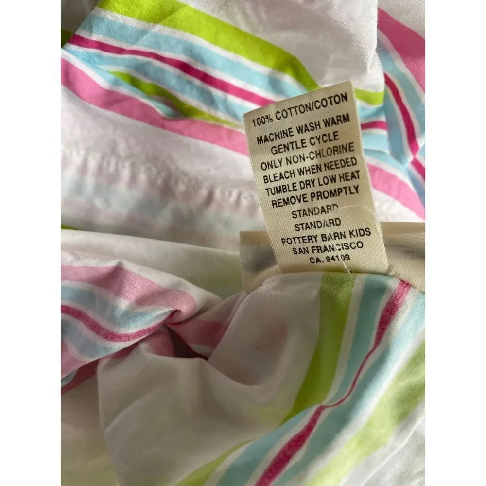 Pottery Barn Striped Bed Pillow Sham